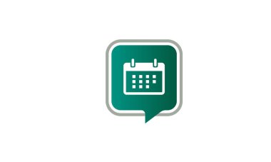 Tarih takvimi simgesi. Sembol planlayıcısı. Anımsatıcı olay işaretleri. İş planı, program. vektör illüstrasyonu