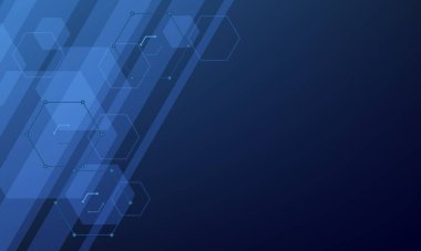 Dijital teknoloji mavi arkaplan, siber bilgi, soyut iletişim, yenilik gelecekteki teknoloji verileri, internet ağı bağlantısı, Ai konsepti, çizgi nokta vektör çizimi