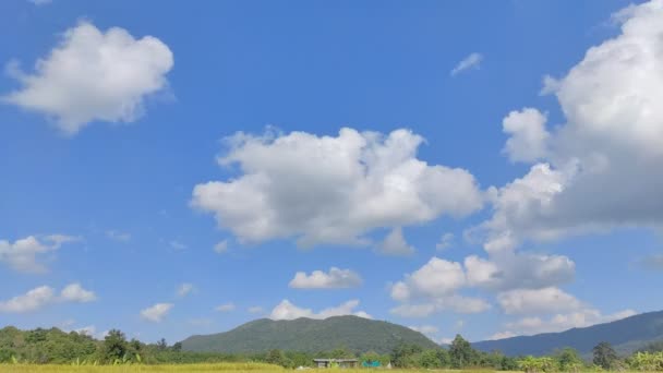 Rápido Lapso Tiempo Las Nubes Montaña Tailandia — Vídeo de stock