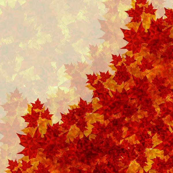 Podzimní Pozadí Javorové Listy Colofrul Obrázek Vektorový Obrázek Eps — Stockový vektor