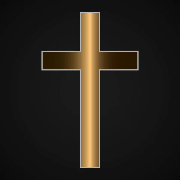 Religion cross icon. Christian Symbol. Vector illustration, eps10