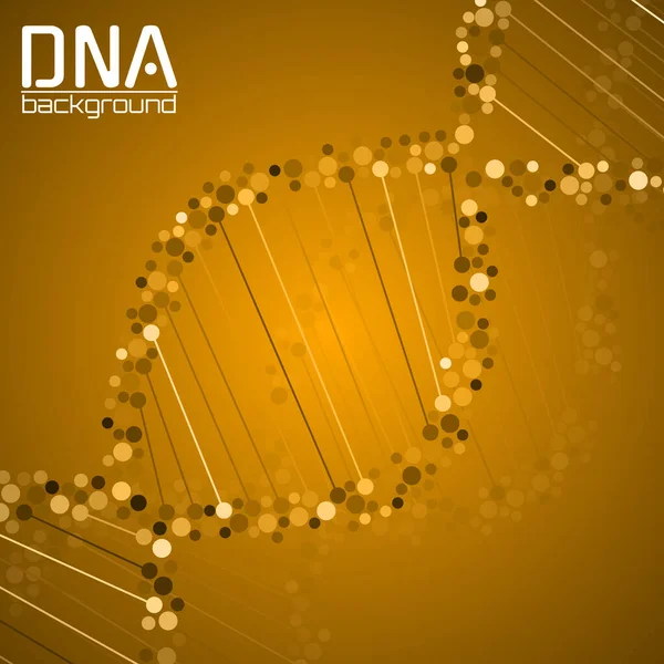Dnaの抽象スパイラル カラフルな分子構造 科学的概念 ベクターイラスト — ストックベクタ