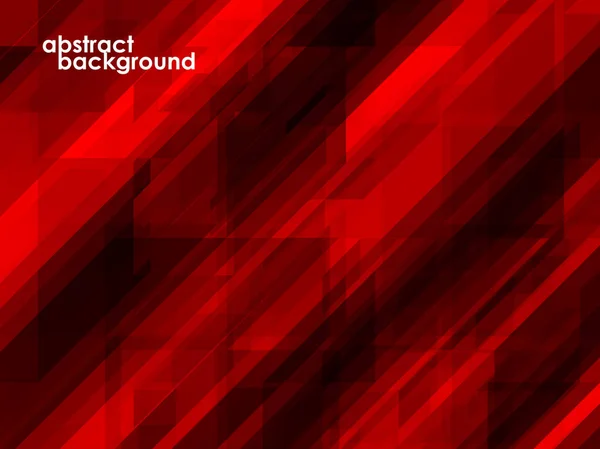 Abstraktní Červené Pozadí Geometrického Překrytí Barevná Mozaika Vektorová Ilustrace — Stockový vektor