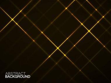 Parlak çizgileri, neon çizgileri ve teknoloji konseptiyle soyut arkaplan