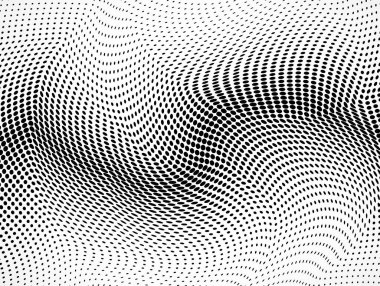 Yarı ton deseni. Siyah beyaz arkaplan