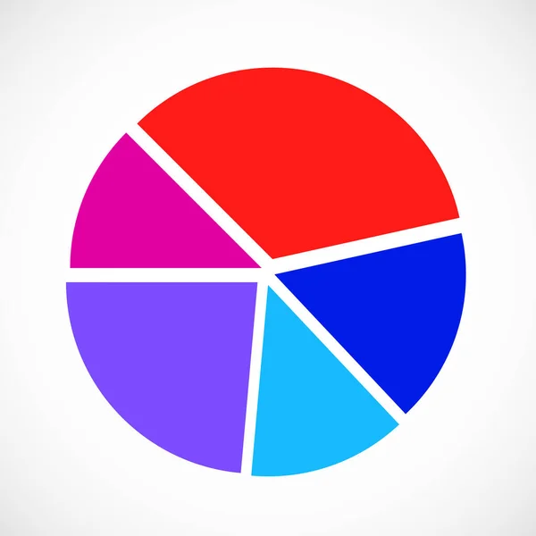 Colorful Diagram Budget Symbol Pie Chart Royalty Free Stock Vectors