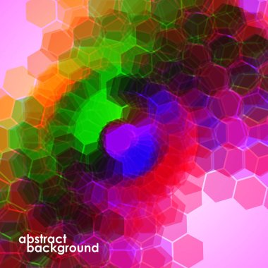 Çokgenlerden soyut geometrik arkaplan