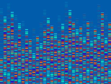 DNA testi bilgileri var. DNA testi, barkodlama, genom haritası. Tasarımınız için grafiksel kavram