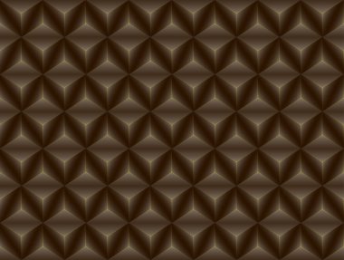 Piramitlerle soyut 3d geometrik arkaplan. Vektör illüstrasyonu