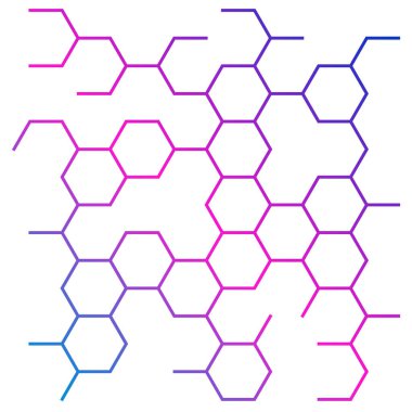 Küplerle soyut geometrik arkaplan. Çizgiler ve noktalarla Geometrik konsept. Vektör illüstrasyonu