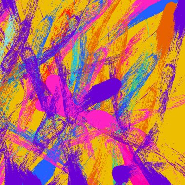 Soyut renkli grunge arka plan. Fırça darbesi ve doku. Grunge Fırça. Vektör tasarımı