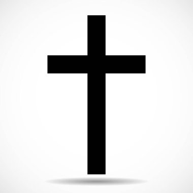 Geç. Hristiyan ve katolik sembolü. Vektör illüstrasyonu