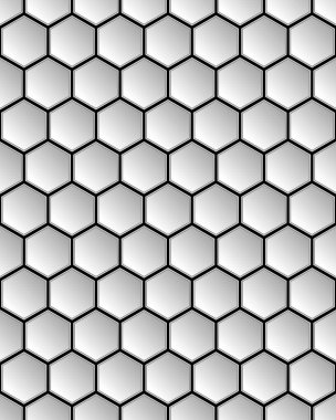 Soyut geometrik arka plan altıgenli dikişsiz duvar kağıdı. Vektör illüstrasyonu