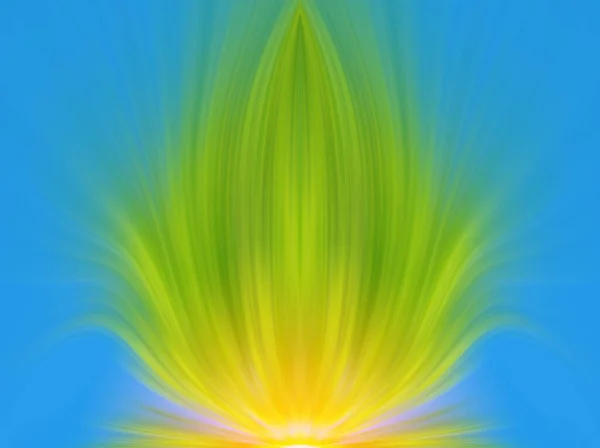 Футуристичні Синьо Зелені Кольори Абстрактна Квітка Енергії Творчий Фон Тексту — стокове фото