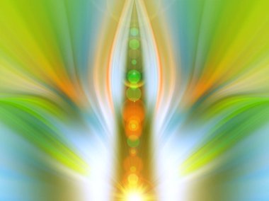Abstract rainbow background. Futuristic multi colors energy flower. Chakra and inner love. Silhouette lotus, buddhism esoteric motifs. Spiritual yoga and peace.	
