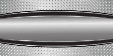 Gümüş gri metal arka plan, 3 boyutlu parlatılmış krom metalik ve parlak elmas plaka dokusu, vektör çizimi. Vektör illüstrasyonu