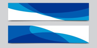 Divider Header for App, Banners or Posters. Set of Template Dividers Shapes for Website. Curve Lines, Drops, Wave Collection of Design Element for Top, Bottom Page Web Site. Vector Illustration.