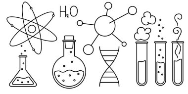 Güzel el çizimi Doodle Okul Çantası. Defterler, kalemler ve sınıf eğlencesi. Vektör illüstrasyonu