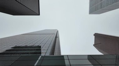 Toronto şehir merkezinde kışın sonunda