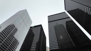 Toronto şehir merkezinde kışın sonunda