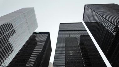 Toronto şehir merkezinde kışın sonunda