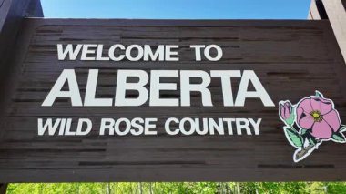 Kanada 'nın batısında seyahat işaretleri