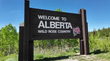 Kanada 'nın batısında seyahat işaretleri