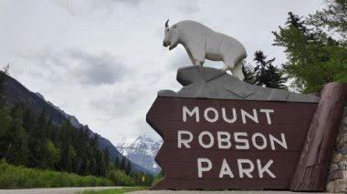 Kanada 'nın batısında seyahat işaretleri