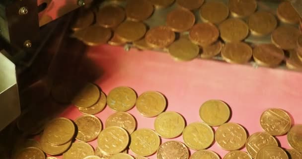 Видеоклип Формате Full Британский Автомат Игре Монеты — стоковое видео