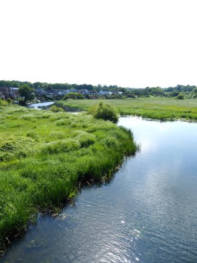 Stour nehrinin bir parçası Dorset 'te Wimborne kasabasının yakınında akıyor.