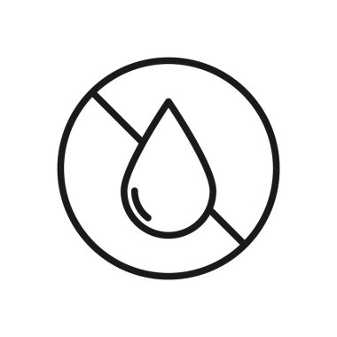 Beyaz arkaplan düz vektör illüstrasyonunda izole edilmiş yağ veya yağsız ürün konsepti düzenlenebilir çizim ana hatları simgesi yok.