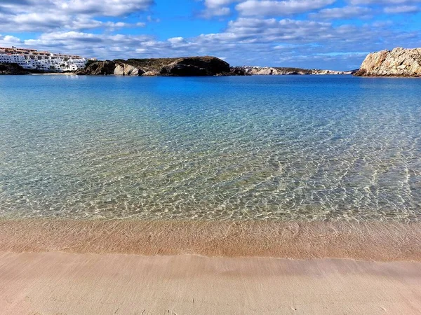 Praia Arenal Castell Menorca Espanha — Fotografia de Stock