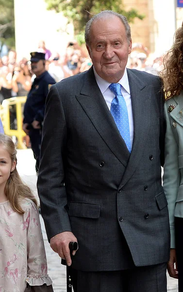 Koning Van Spanje Don Juan Carlos Andere Leden Van Spaanse — Stockfoto
