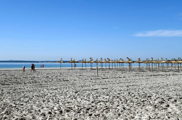Playa Alcudia Mallorca España — Foto de Stock