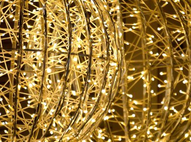 Palma, Mallorca, İspanya. 20 Kasım 2022. Palma de Mallorca sokaklarında gece aydınlanması.