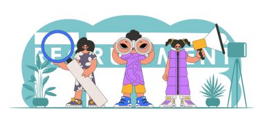 İnsan kaynakları uzmanları kavramı. İnsan Kaynakları alanında çalışan bir ekip..