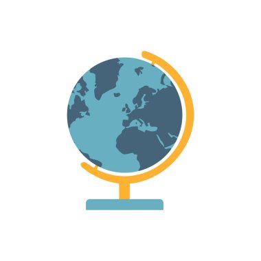 Dünya vektörü renkli simge