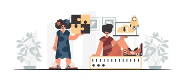 Seo yıldızlarının koleksiyonu. Veri kapasitesi konseptinin senkronizasyonu ve güvenliği. Moda tarzı, Vektör İllüstrasyonu