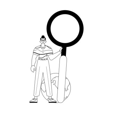 Alay konusu metamfetamin görünümlü bir kola. datum arama zulmü. Ay ışığı ve el bezi benzetmesi. Moda tarzı, Vektör İllüstrasyonu