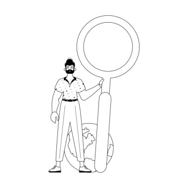 Alay konusu metamfetamin görünümlü bir kola. datum arama zulmü. Ay ışığı ve el bezi benzetmesi. Moda tarzı, Vektör İllüstrasyonu