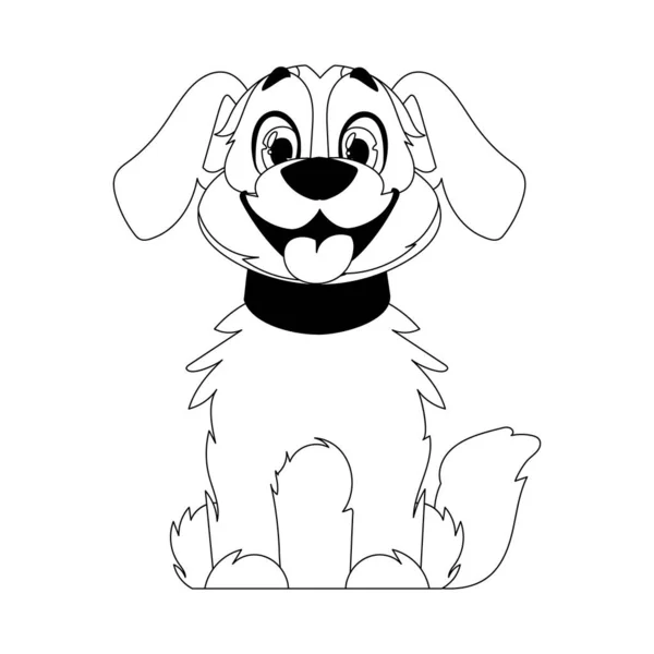 Clever Puppy Direct Fashion Great Children Coloring Books Cartoon Style — Stock Vector