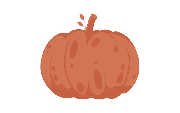 Large Pumpkin Can Used Make Things Look Nice Fall Season — Stock Vector