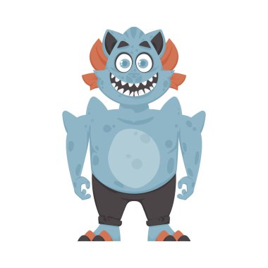 Bu güzel ve eğlenceli bir yaratık. Çizgi film biçimi.