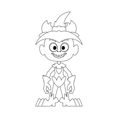 Bu çizgi film karakteri eşsiz ve harika çünkü kimsenin yapamayacağı şeyleri yapabiliyor. Çocuk boyama sayfası.