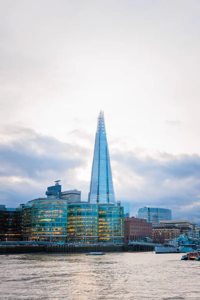 Londen City Hall Shard Quarter Moderne Architectuur Wolkenkrabbers Zakenwijk Van — Stockfoto