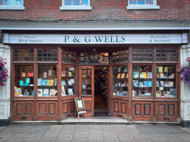 oldest book store in British, Winchester, united kingdom, GB clipart