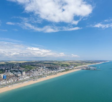 Brighton Beach, Brighton üzerinde uçmak, Birleşik Krallık, Avrupa 'da Ünlü Turizm Konumu