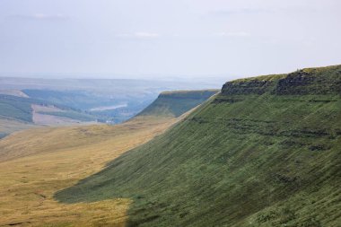Bannau Brycheiniog Ulusal Parkı, Brecon Beacons, Pen y Fan Tepesi, Güney Galler, İngiltere
