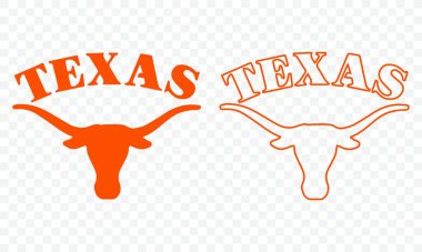 Texas Longhorns silhouette or cricut vector file | Any changes can be possible  clipart