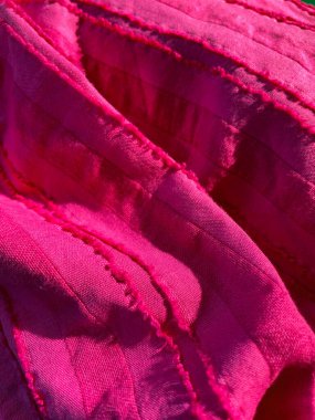 Pembe tekstil kumaşı kapat